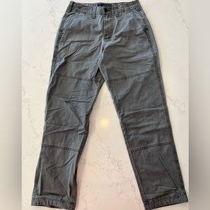 Grey abercrombie cargo pants